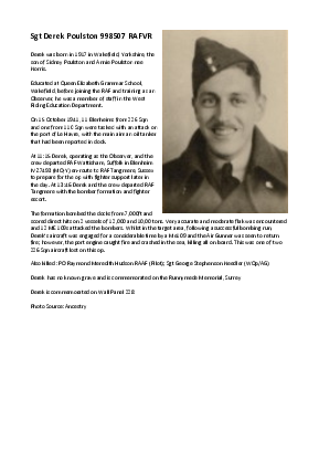 A preview of a PDF biography for Poulston, Derek